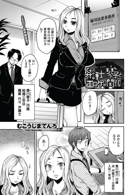 [Mukoujima Tenro] Bengoshi Kotoko to Eroge no Kankei Ch.01-04 (Complete)