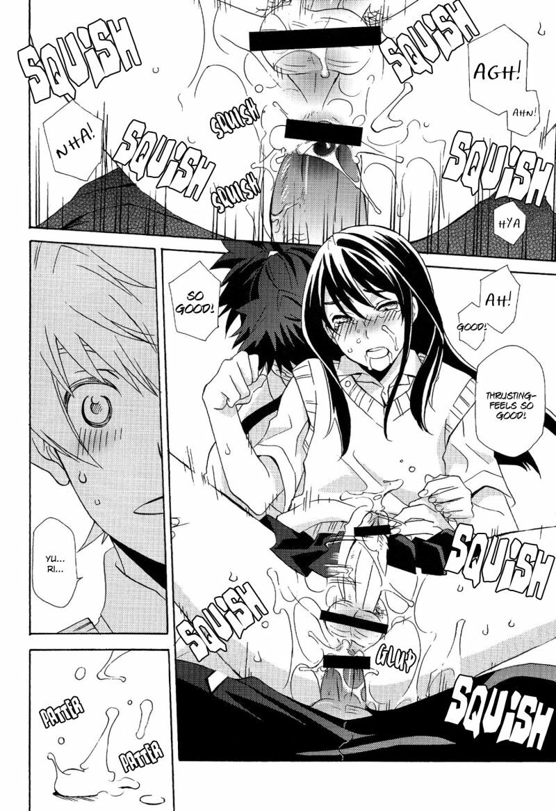 (C76) [Dark Water (Inari Kinzo)] Yuri ga joshi no seifuku de gakuen monona hon. | A yuri at an academy in female uniform book (Tales of Vesperia) [English] page 24 full