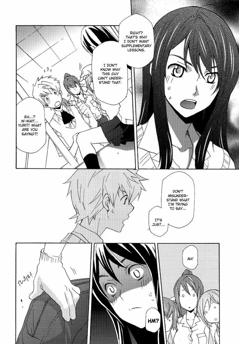 (C76) [Dark Water (Inari Kinzo)] Yuri ga joshi no seifuku de gakuen monona hon. | A yuri at an academy in female uniform book (Tales of Vesperia) [English] page 6 full